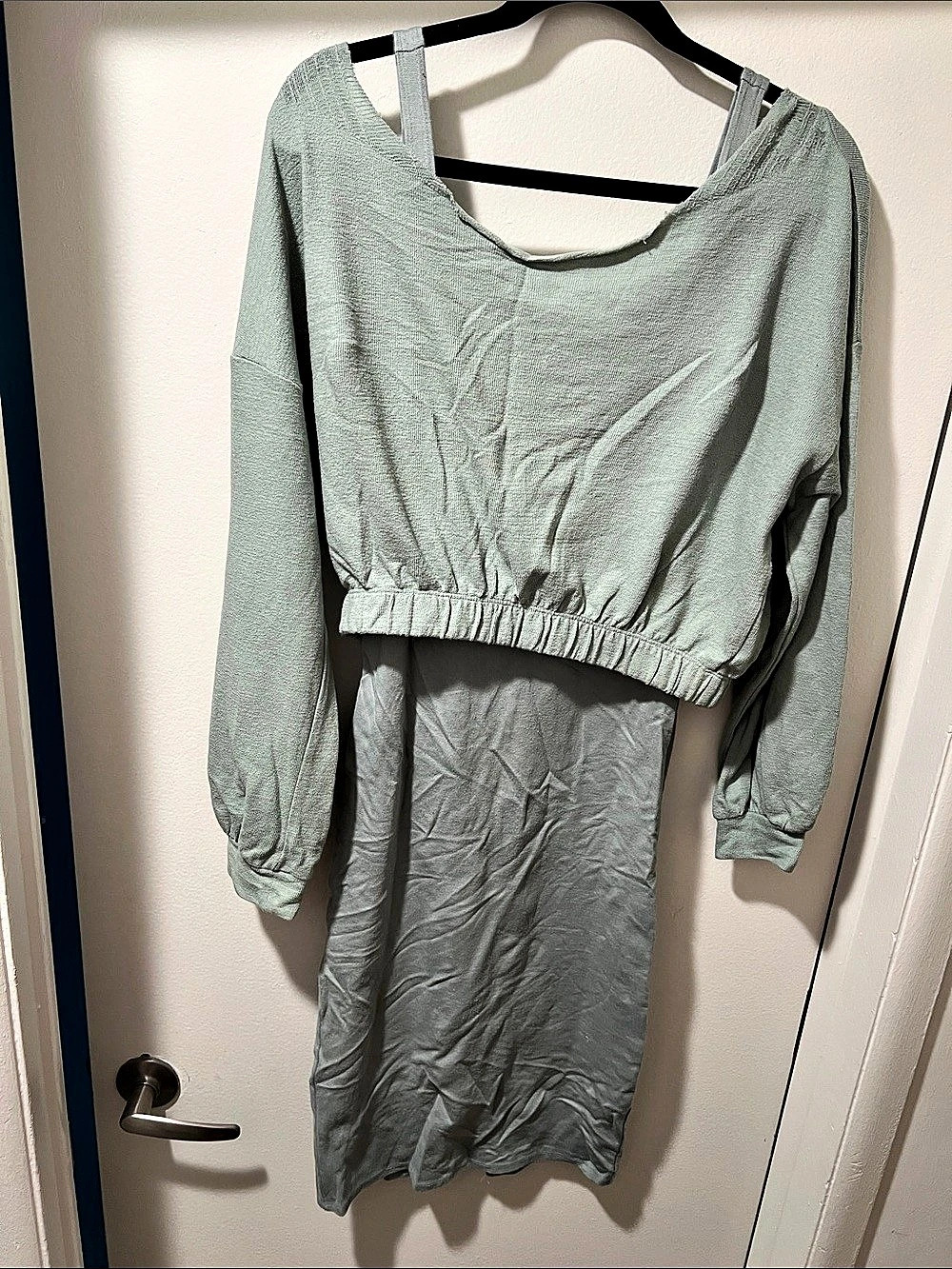 Sweatshirt Minidress Green Like New